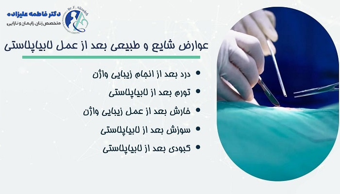 عوارض لابیاپلاستی